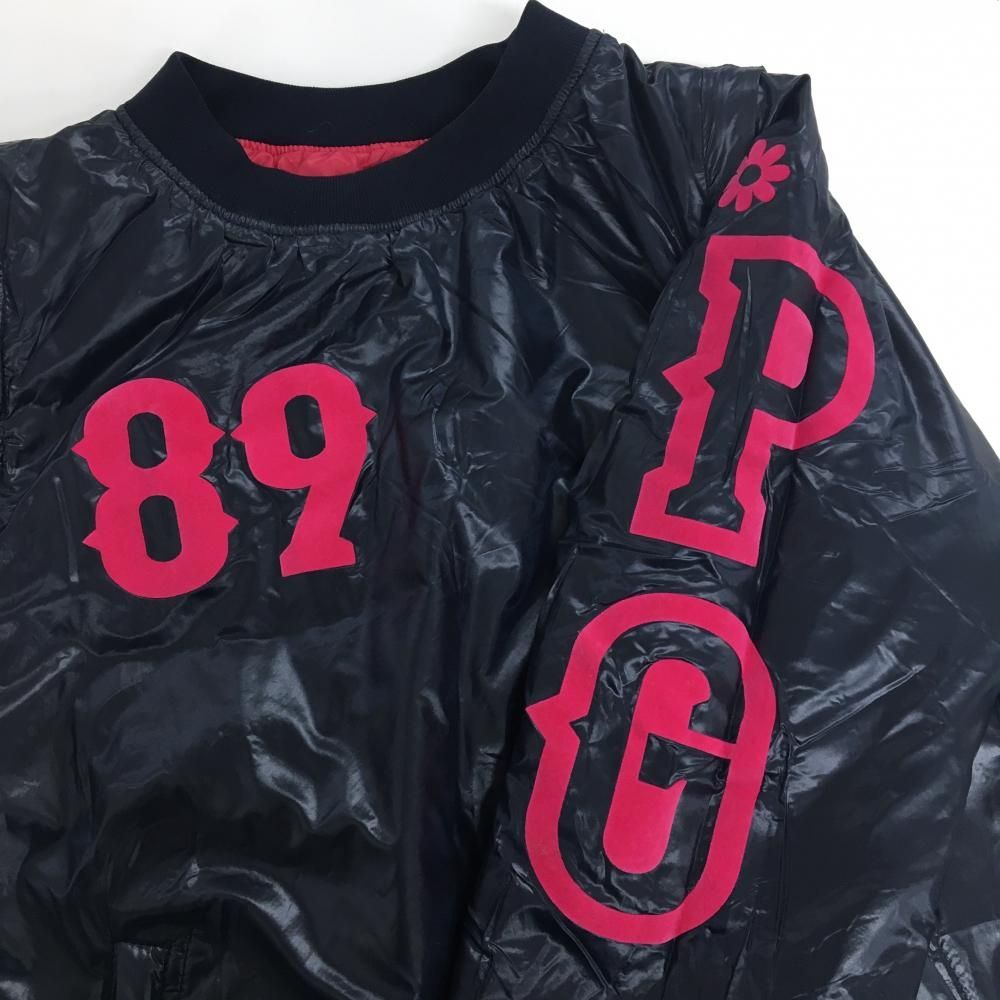 パーリーゲイツ 中綿リバーシブルスニード ピンク×ネイビー 袖着脱可