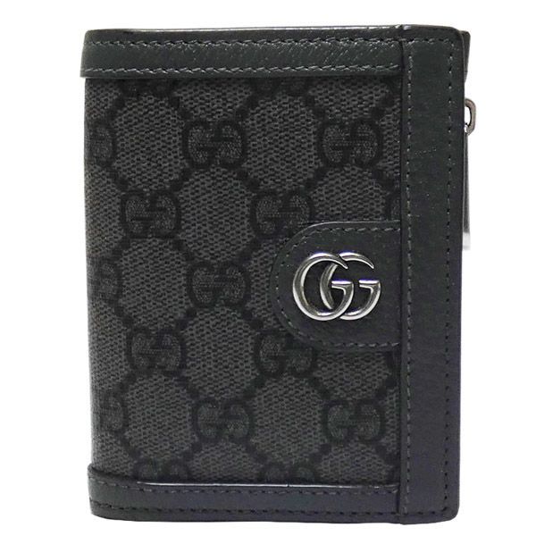中古A】グッチ GUCCI GGスプリームキャンバス/レザー コンパクト