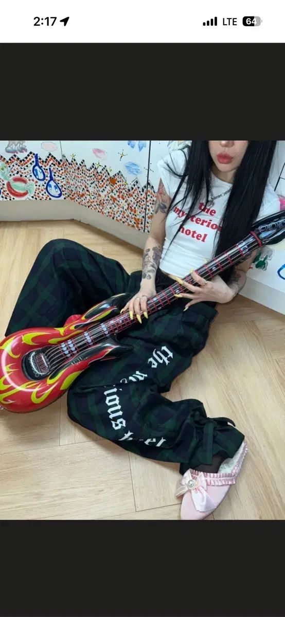 THE MYSTERIOUS HOTEL ザ ミステリアス ホテル リーヤード チェック ジョガーパンツ