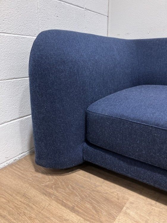  品 ベラコンテ ロロシリーズ 3人掛けソファ BERO SFM30L ブルー リネン無地 2人掛け 3人掛けソファ ソファ ソファベッド