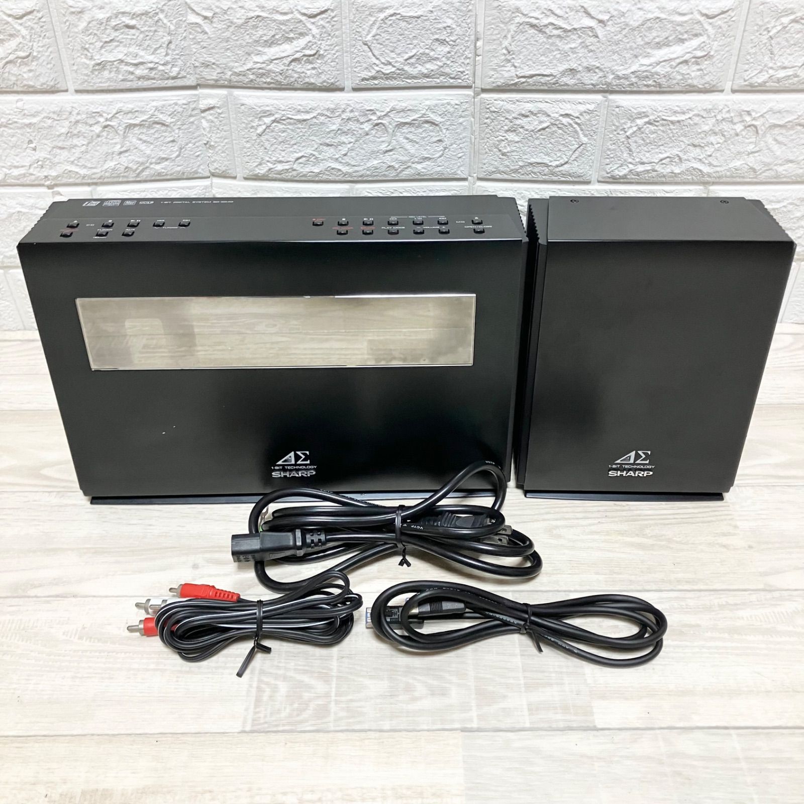 激 動作品 シャープ ミニコンポ SD-SG 40 1 bit 5.6 MHz CD MDプレーヤー レコーダー アンプ