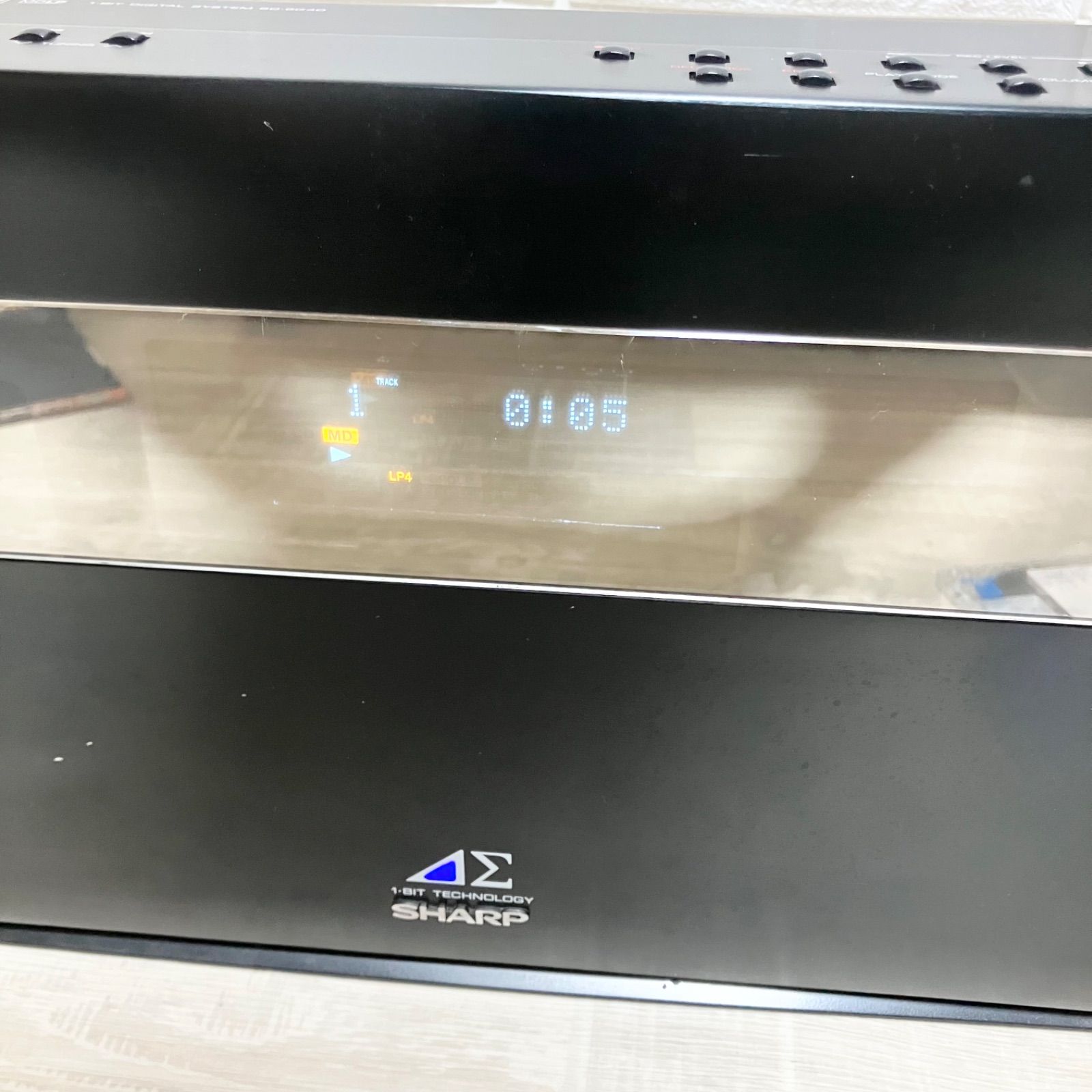  激 動作品 シャープ ミニコンポ SD SG 40 1 bit 5 6 MHz CD MDプレーヤー レコーダー アンプ CD SACDプレーヤー プレーヤー