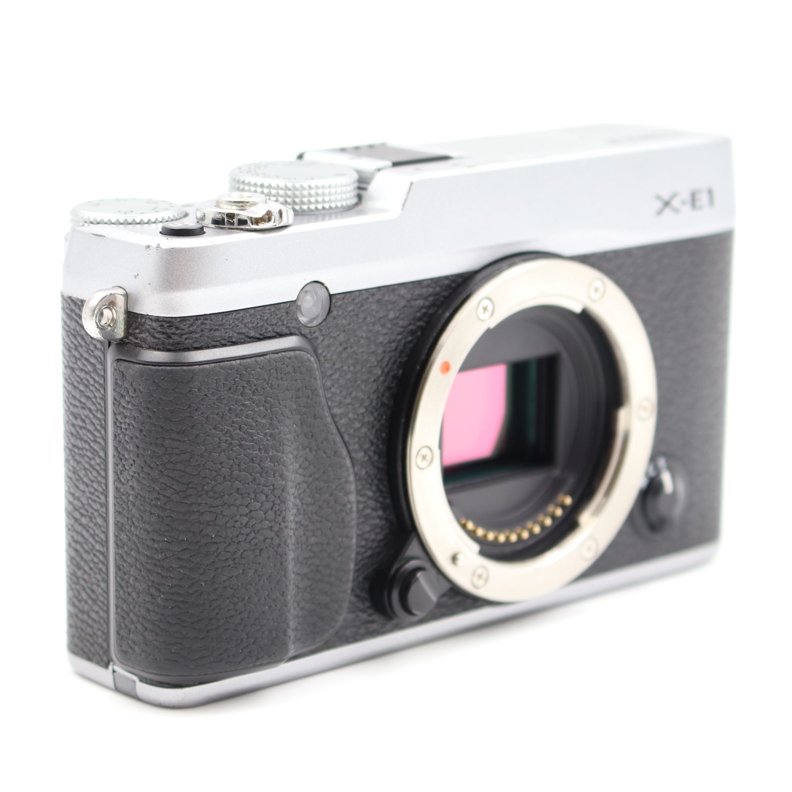 □極上品□ FUJIFILM X-E1 ボディ シルバー ミラーレス一眼レフカメラ