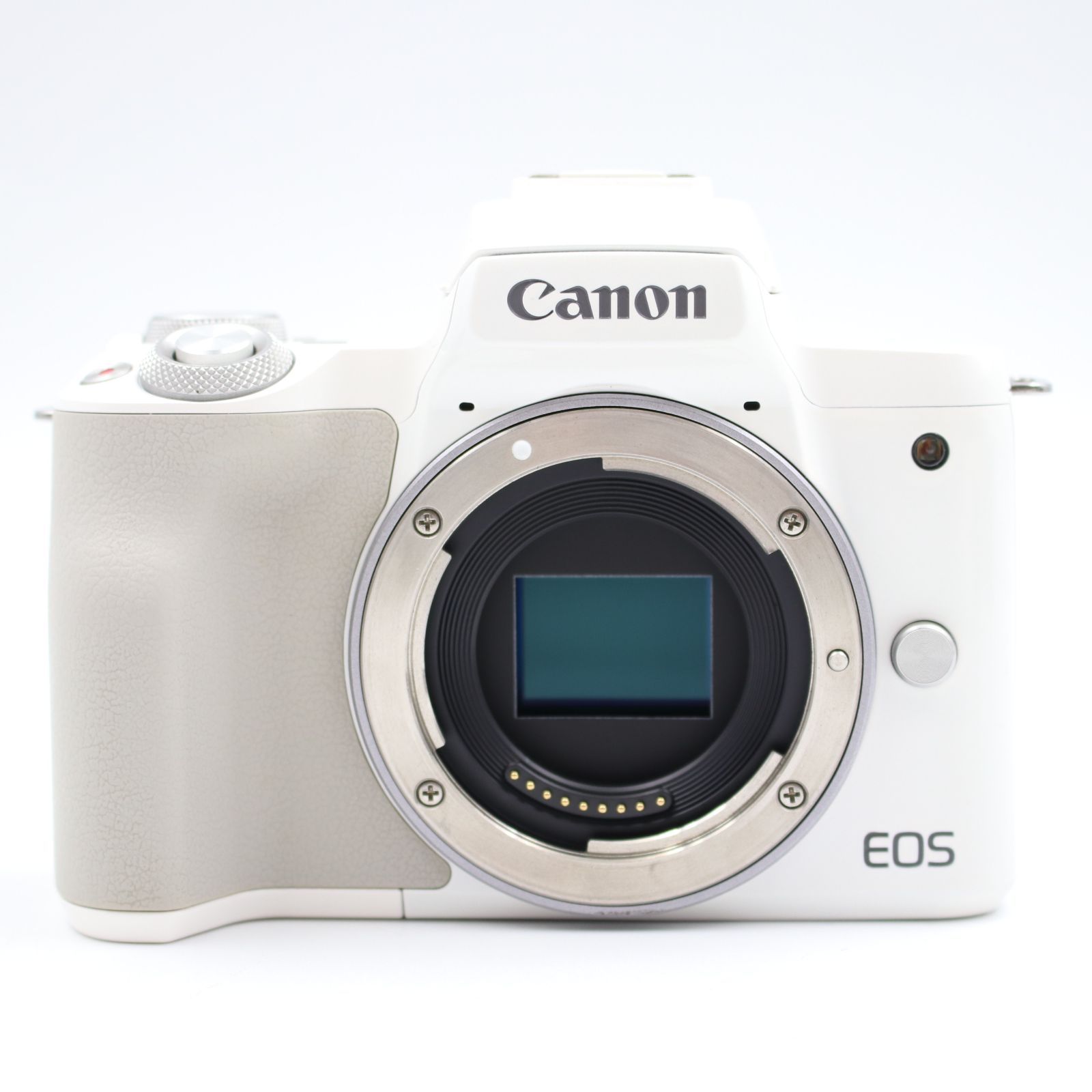 シャッター数 以下 CANON EOS Kiss M ボディ ホワイト ミラーレス一眼カメラ キヤノン
