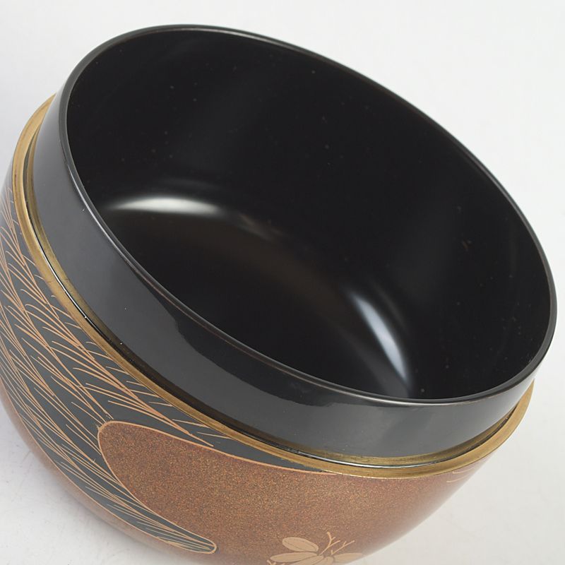 美品】「祖」輪島塗 弘悦 真塗 長板 一双 炉 風炉 共箱 共布 （701①