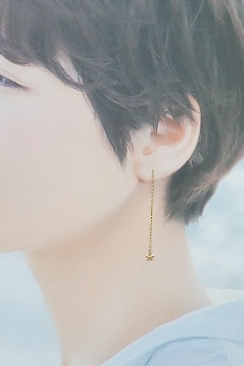 DEVAS ディーヴァス スターアメリカン ピアス K18イエローゴールド 星