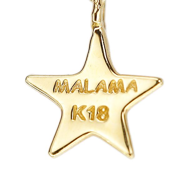 DEVAS ディーヴァス スターアメリカン ピアス K18イエローゴールド 星