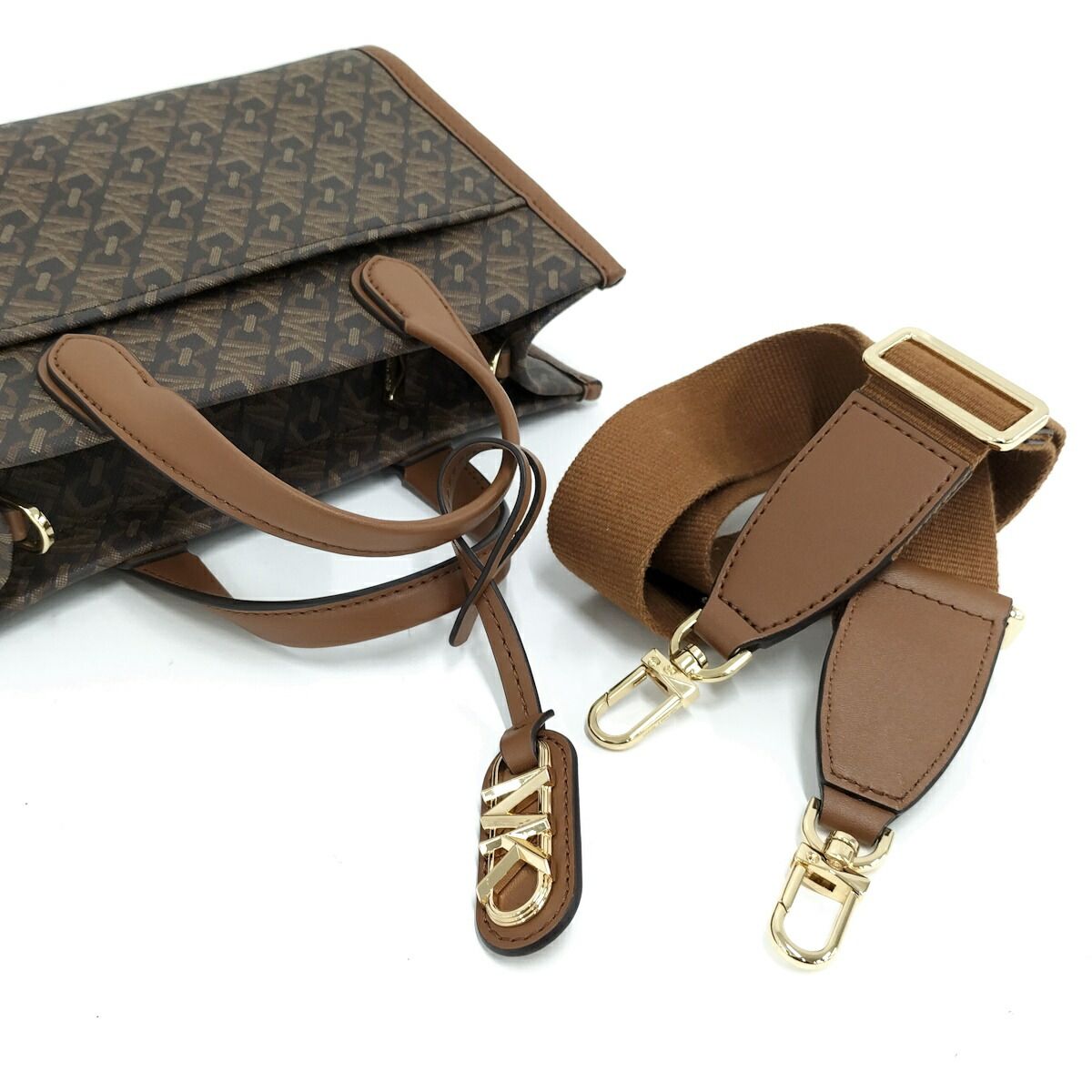 MICHAEL KORS 2WAYバッグ 安い PVC ブラウン 226873☆ MICHAEL KORS