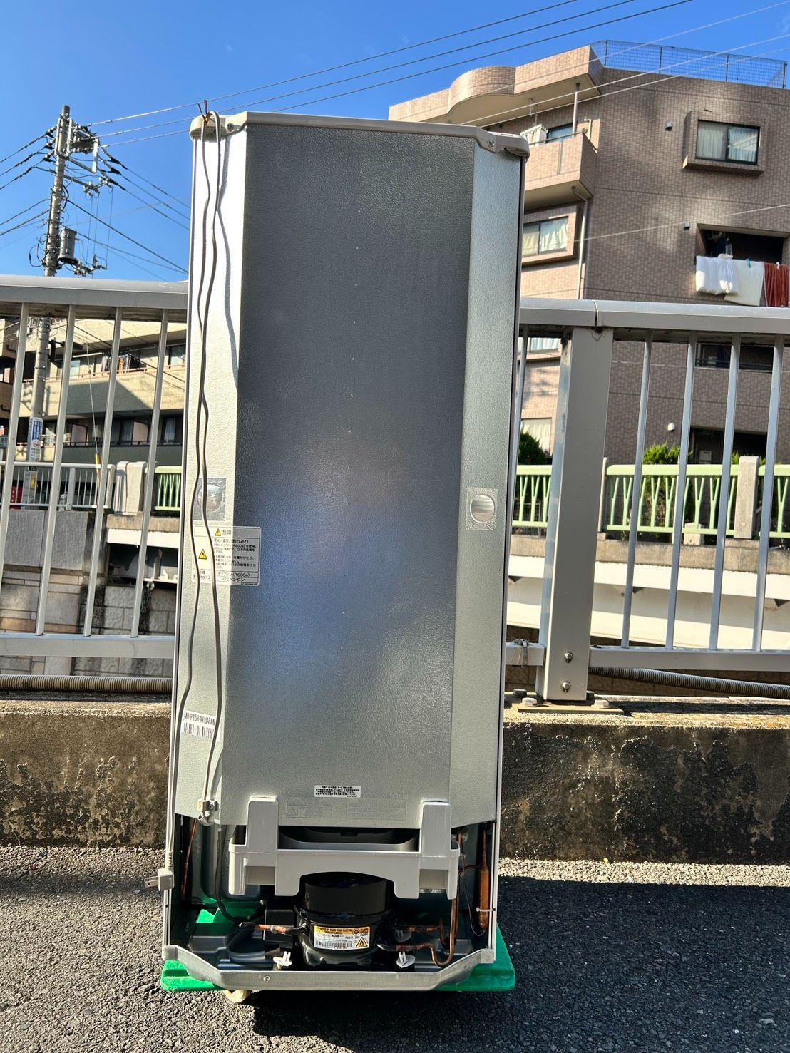 冷蔵庫 三菱 2023年製 MR-P15H-W（684）⚠️【配送エリア限定・自社