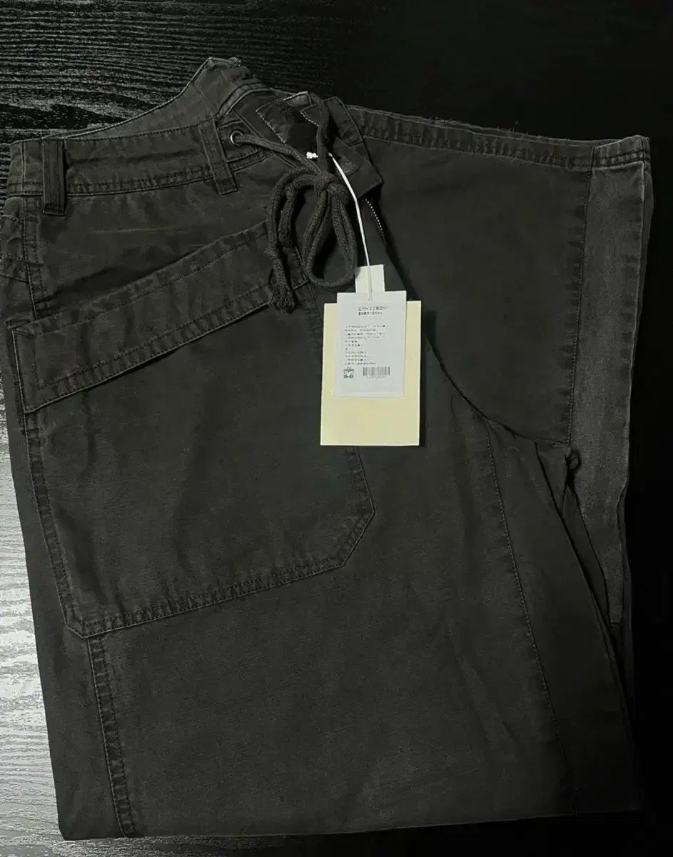 3 POLYTERU ファラパンツ チャコール