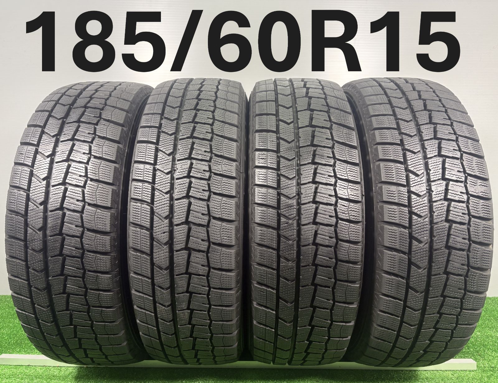 送料無料☆185/60R15 ダンロップ WM02 2020年製 4本 冬 タイヤ