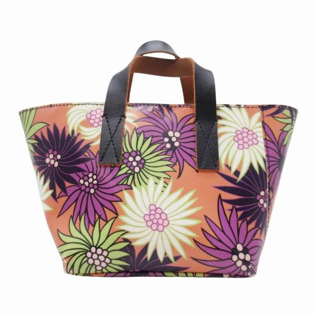18ss マルニマーケット MARNI MARKET 花柄 PVC ミニトート