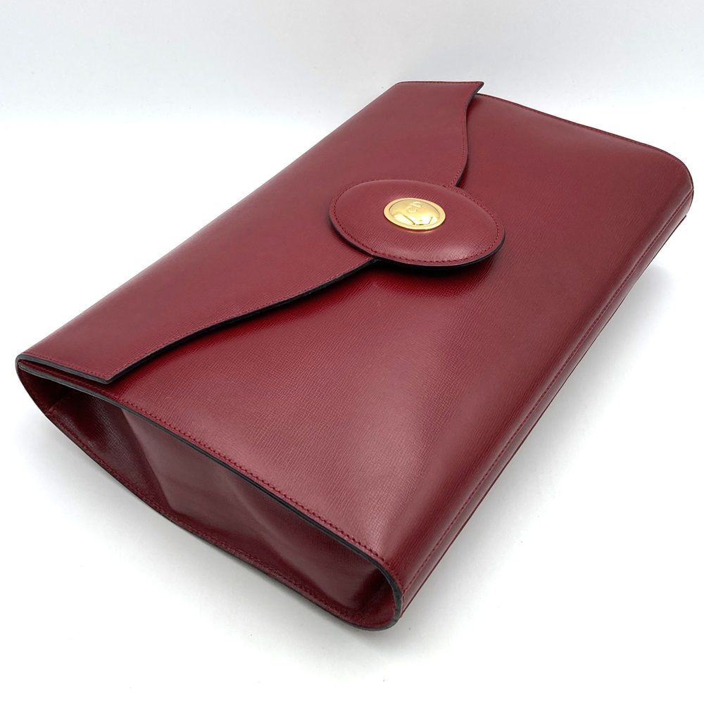 Dior ディオール クラッチバッグ ヴィンテージ レザー レッド