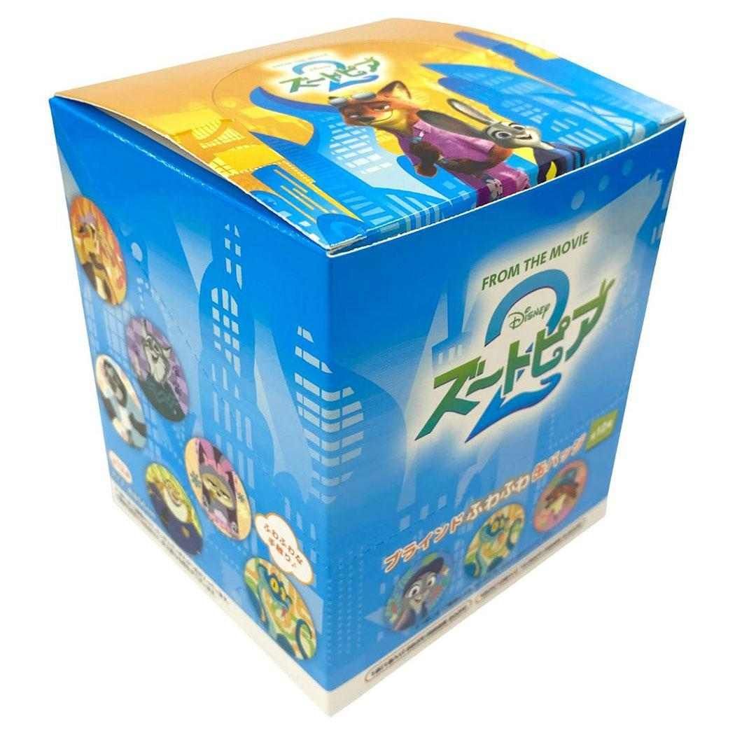 ズートピア2 缶バッジ ブラインドふわふわ缶バッジ 全12種 入セット ディズニー インロック 雑貨 BOX キャラクター グッズ