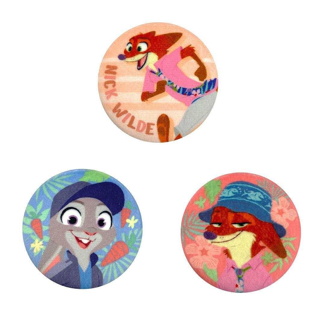 メール便】ズートピア2 缶バッジ ブラインドふわふわ缶バッジ 全12種類