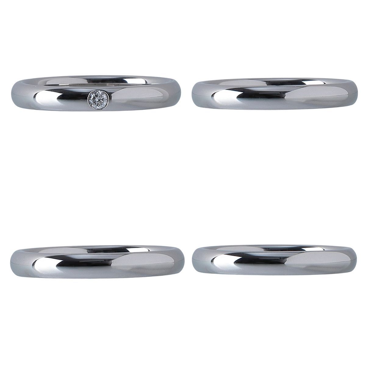 ハリーウィンストン マリッジ ダイヤ リング 13号 Pt950 保証書(2022年