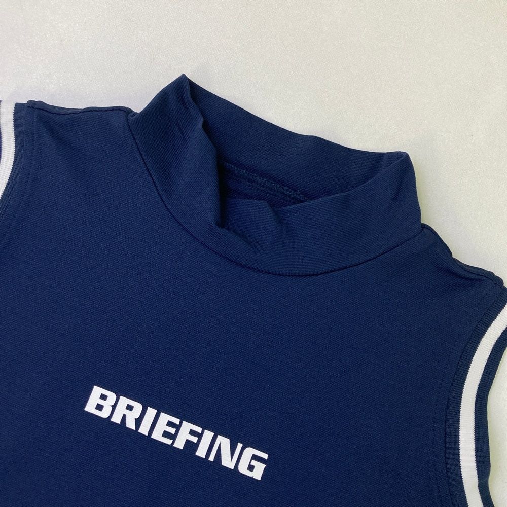 サイズ：XS BRIEFING GOLF ブリーフィング モックネック ノースリーブ