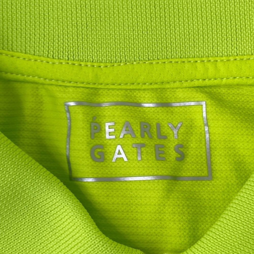 サイズ：0 PEARLY GATES パーリーゲイツ ハーフジップノースリーブ