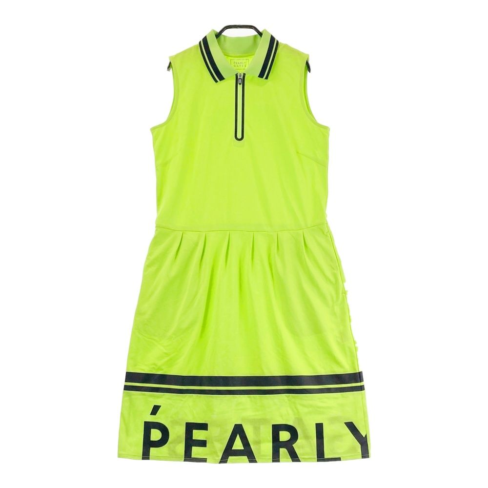 サイズ：0 PEARLY GATES パーリーゲイツ ハーフジップノースリーブ