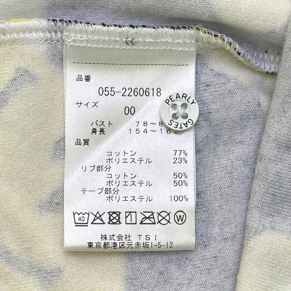 サイズ：00 PEARLY GATES パーリーゲイツ ; ノースリーブポロシャツ