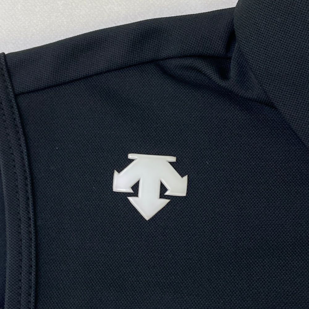 サイズ：L DESCENTE GOLF デサントゴルフ ノースリーブ ポロシャツ