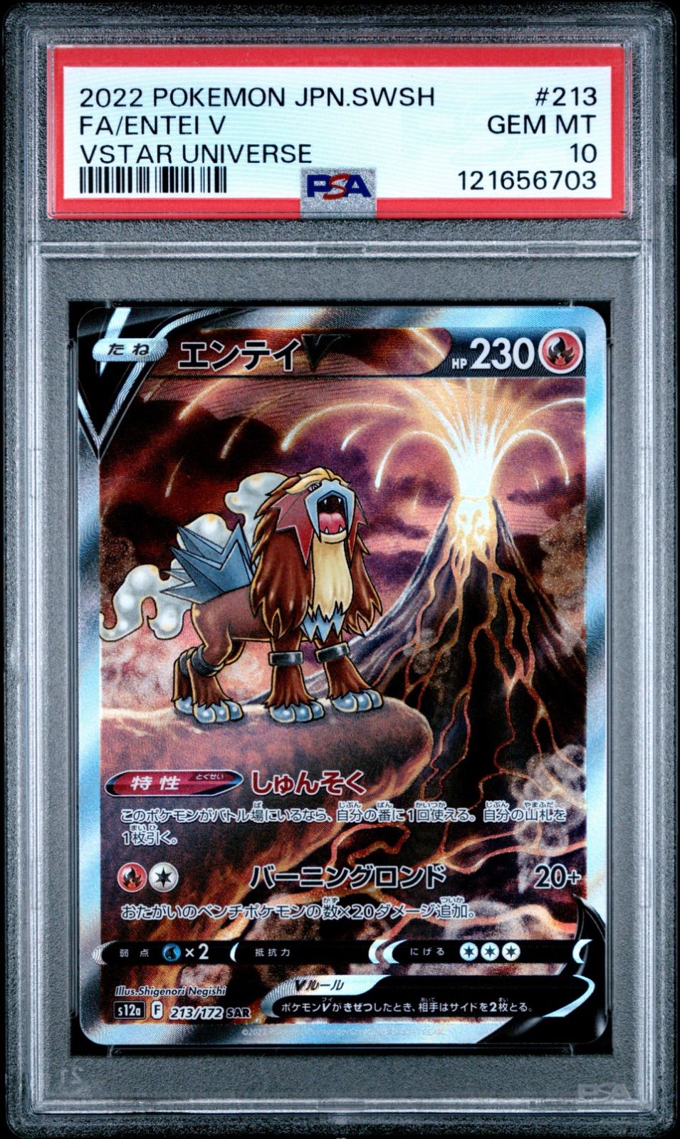 PSA10 エンテイV SAR s12a - メルカリ