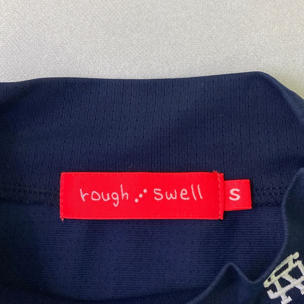 サイズ：S ROUGH&SWELL ラフアンドスウェル モックネック半袖Tシャツ
