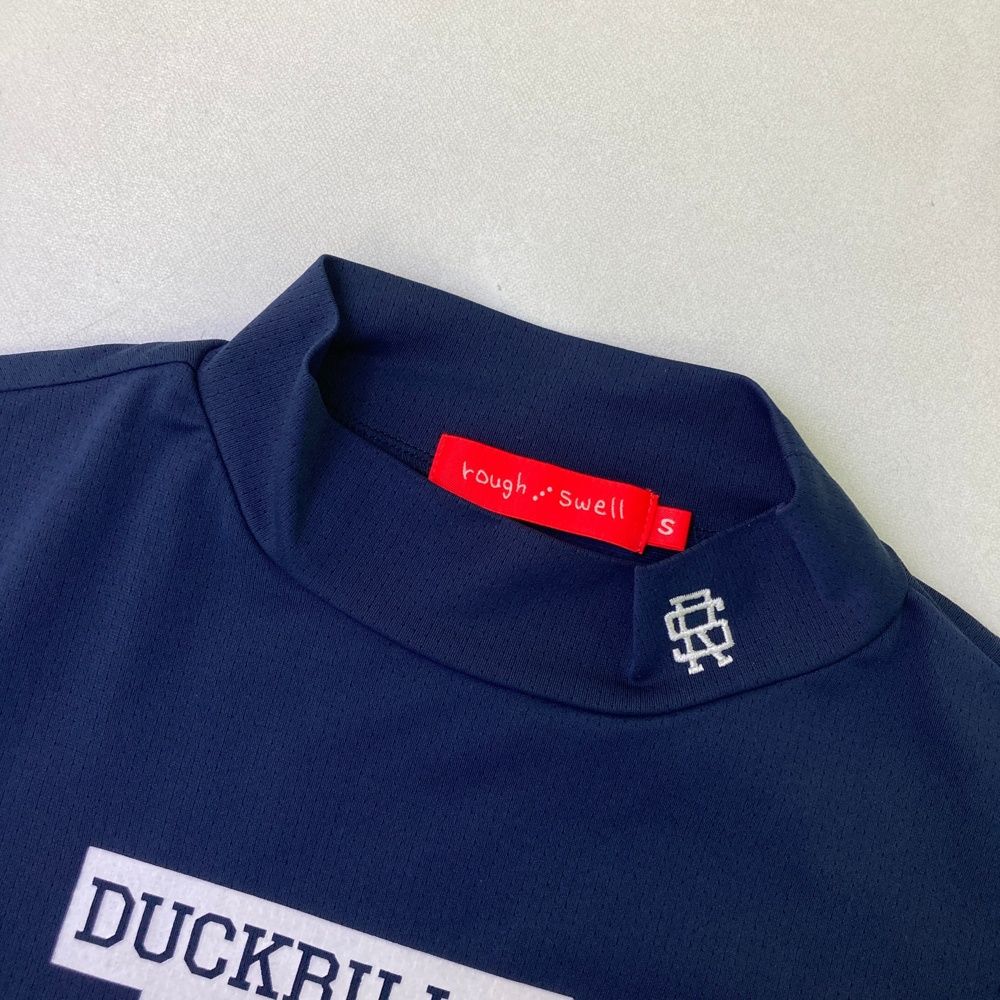 サイズ：S ROUGH&SWELL ラフアンドスウェル モックネック半袖Tシャツ