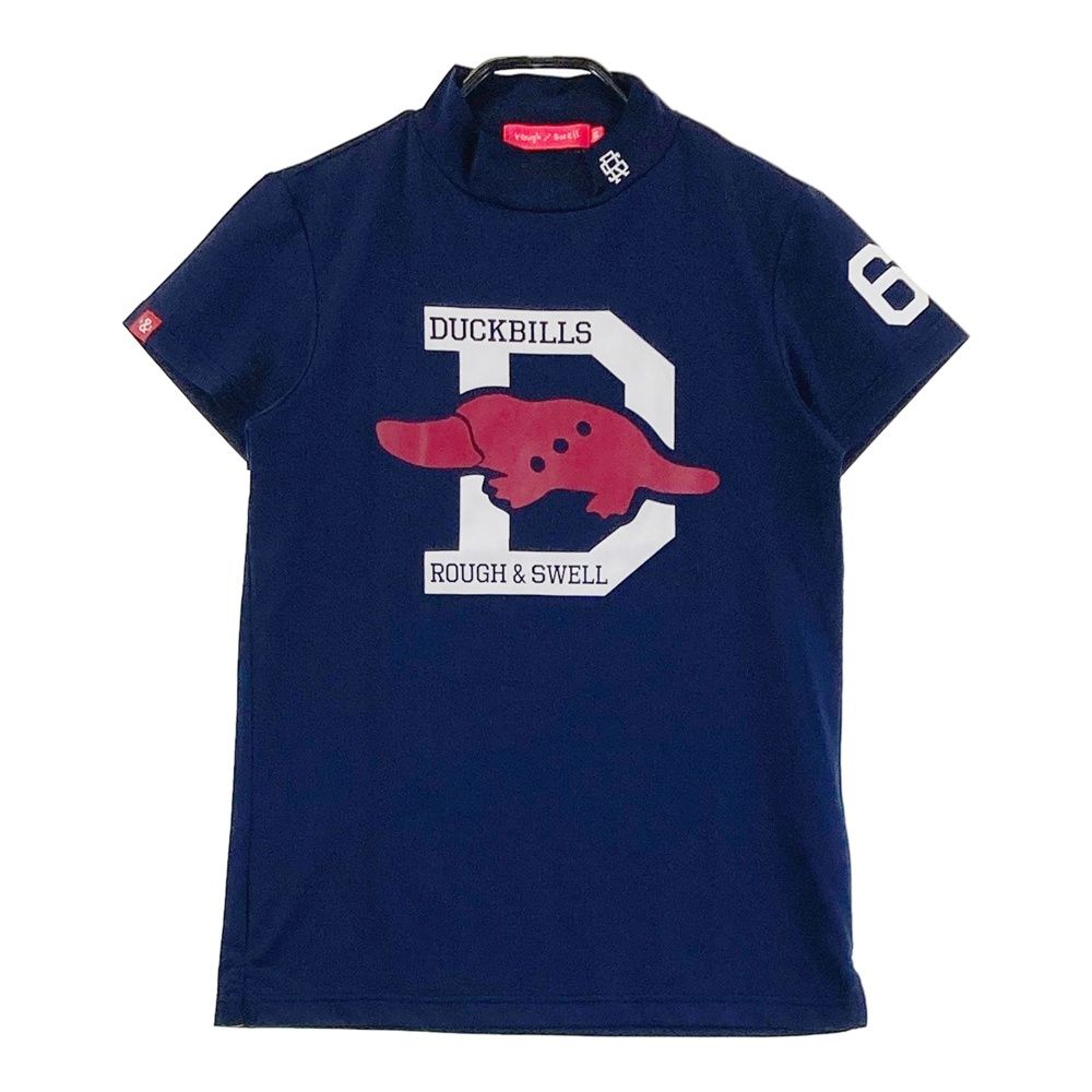 サイズ：S ROUGH&SWELL ラフアンドスウェル モックネック半袖Tシャツ