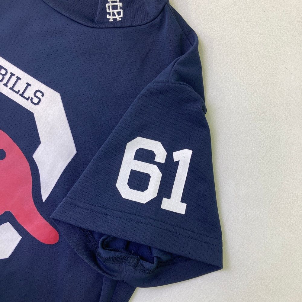 サイズ：S ROUGH&SWELL ラフアンドスウェル モックネック半袖Tシャツ