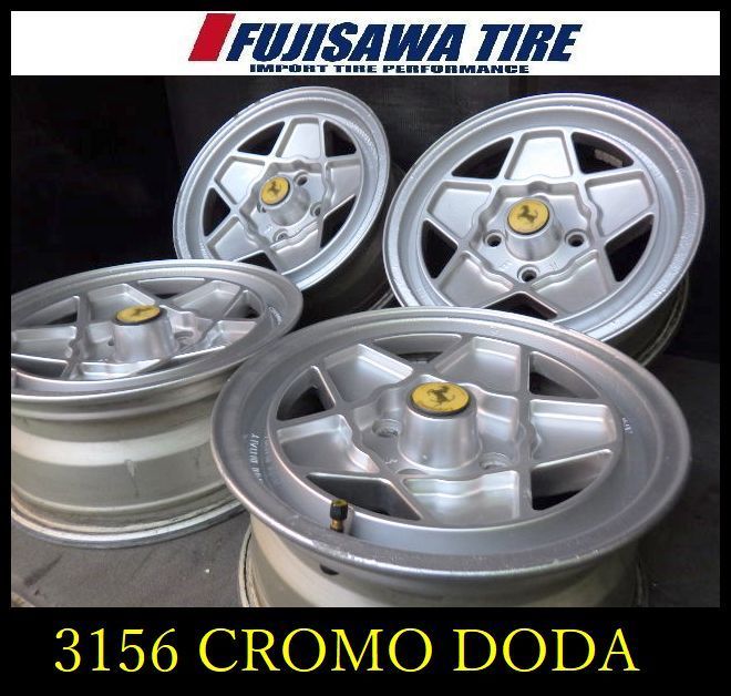 3156 B CROMO DODA 15 x 6 5 J 4穴 PCD 114 3 4本