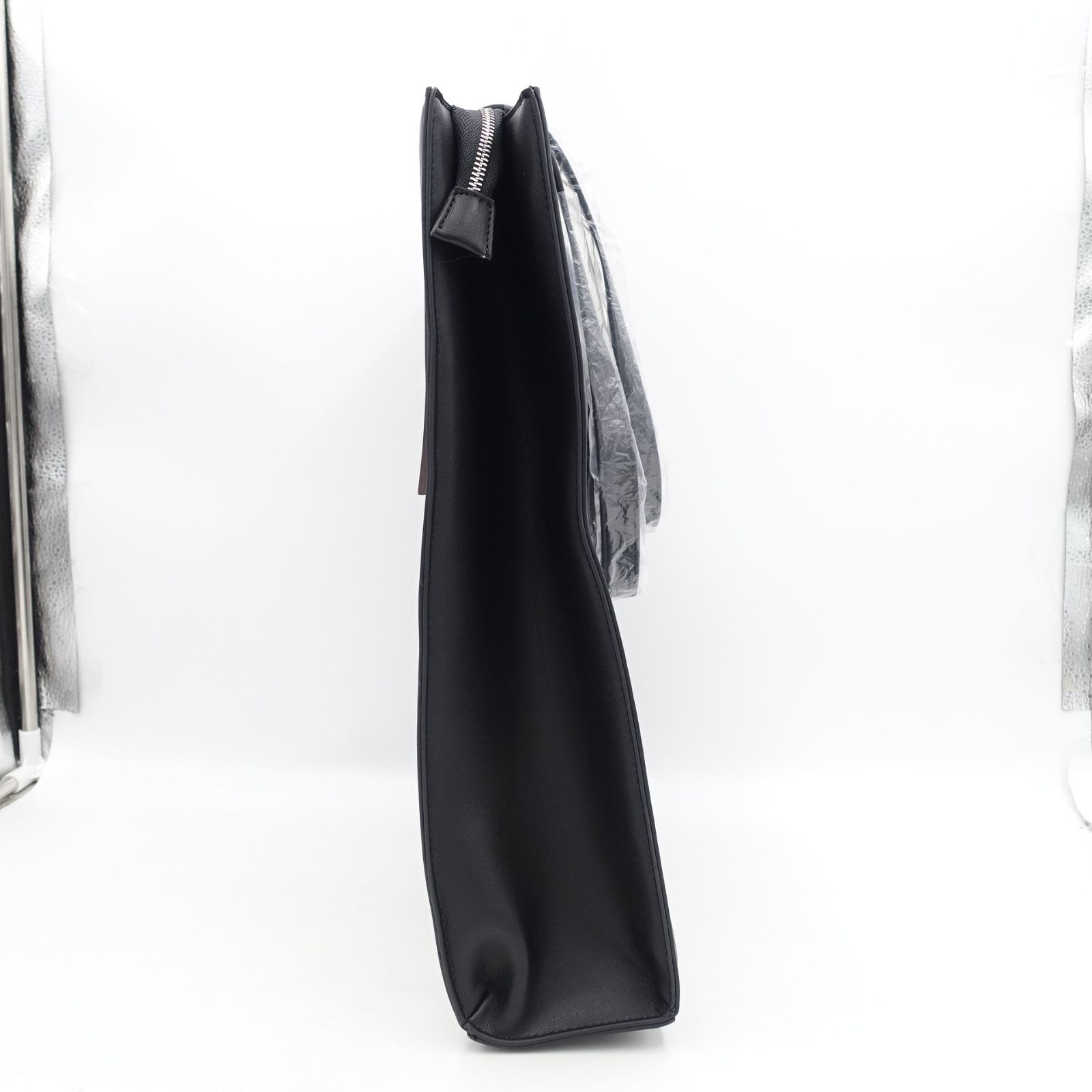 pium フロントリボンマルチトートバッグ ブラック×ピンク 完売品 推し 