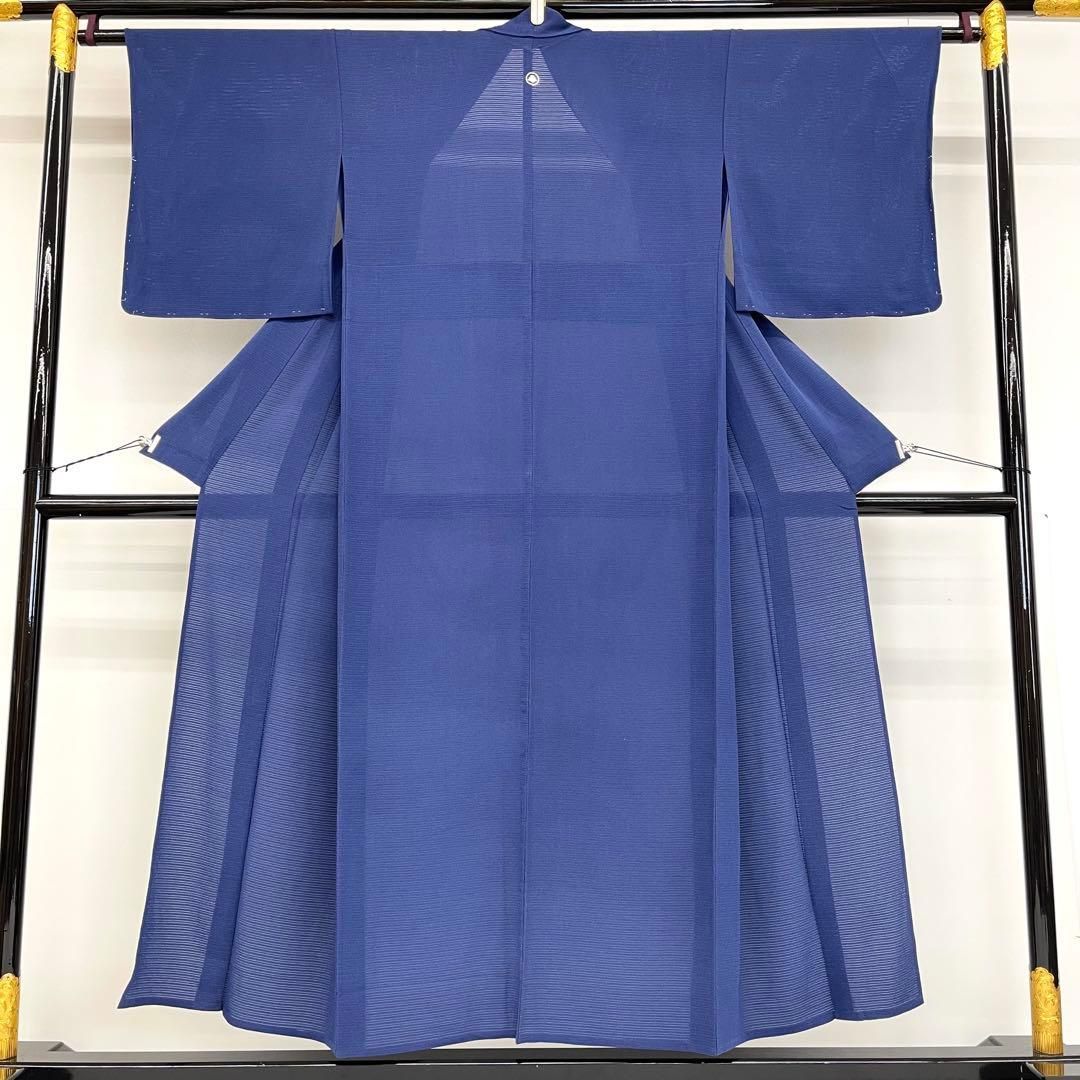 着物と帯 時流 SK 25477 s 正絹 夏着物 色無地 絽ちりめん京染め 一紋