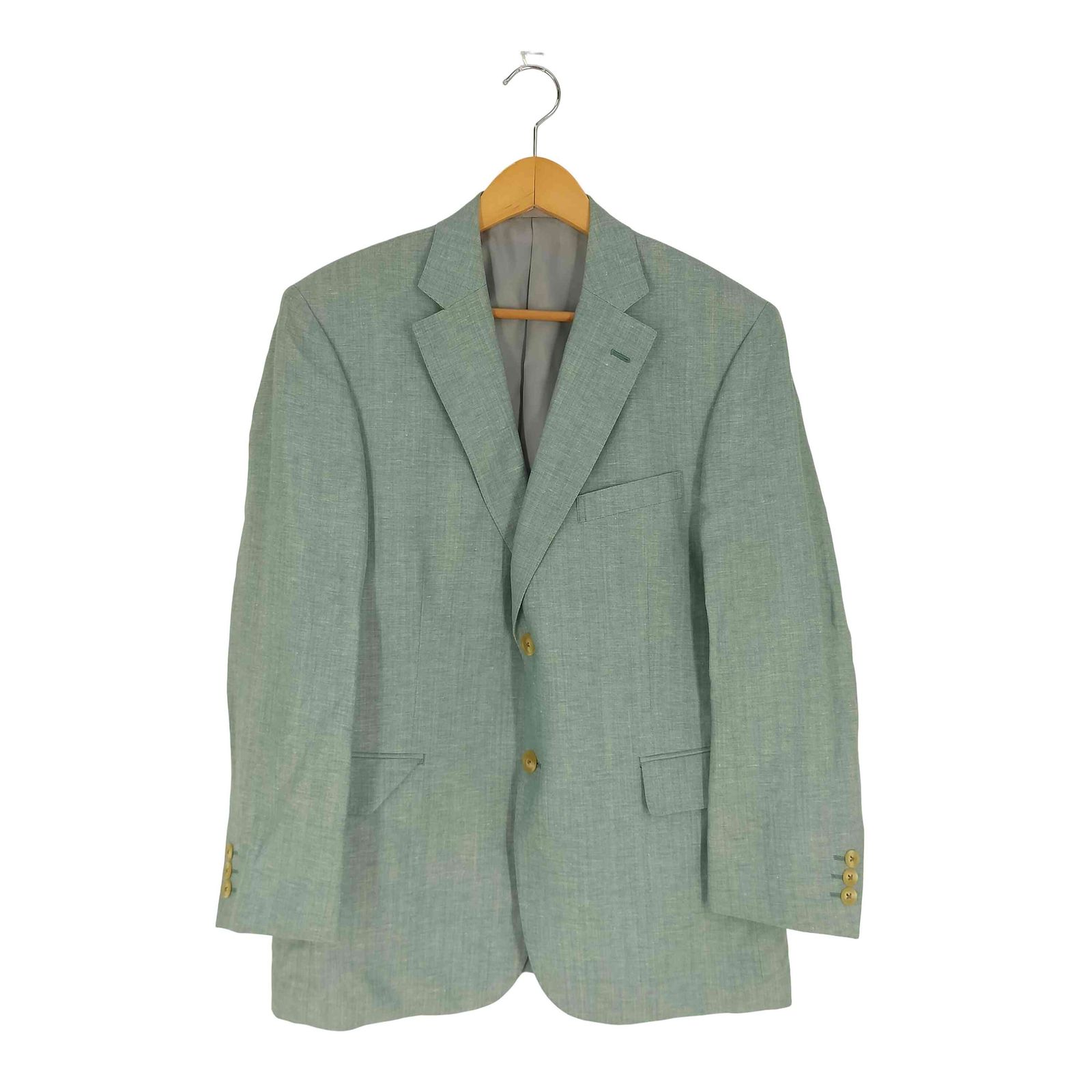エルメネジルドゼニア Ermenegildo Zegna シルク混 ウールリネン 2B