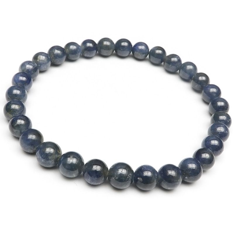  サファイア 丸玉ブレス 6 mm 1点もの 60-3 SF BS-X ブレスレット バングル アクセサリー