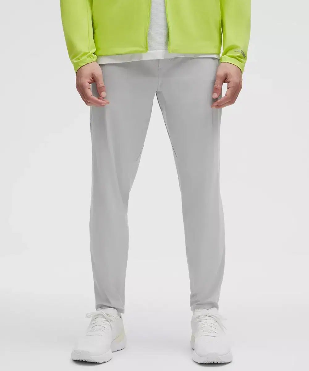 L ルルレモン フェイス ブレーカー パンツ Silver Drop