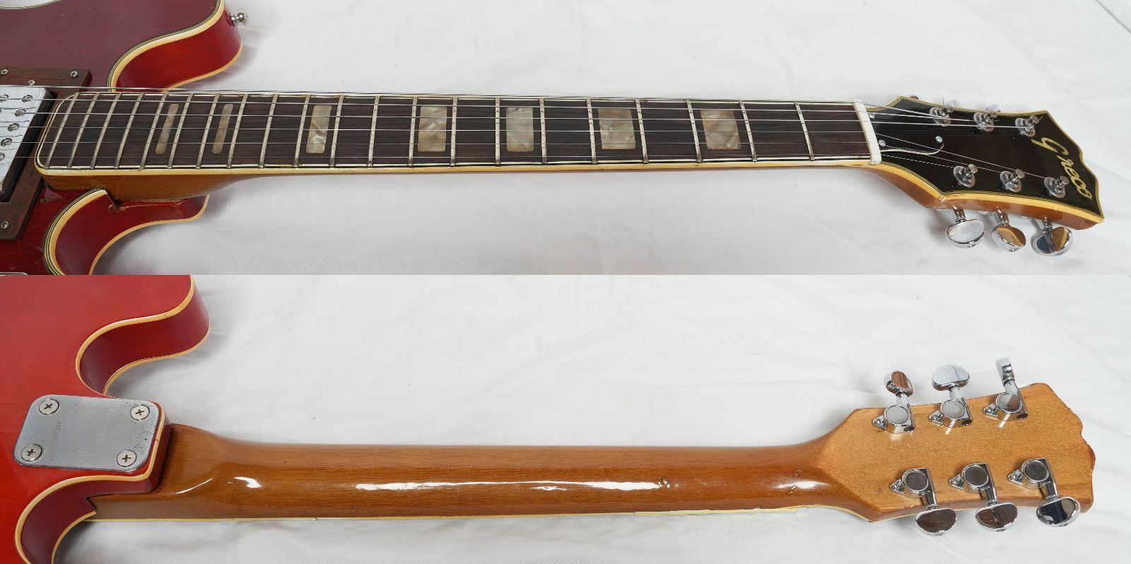 ☆Greco☆EG-135 Cherry ビザール 60年代フルアコモデル 日本製 現状品