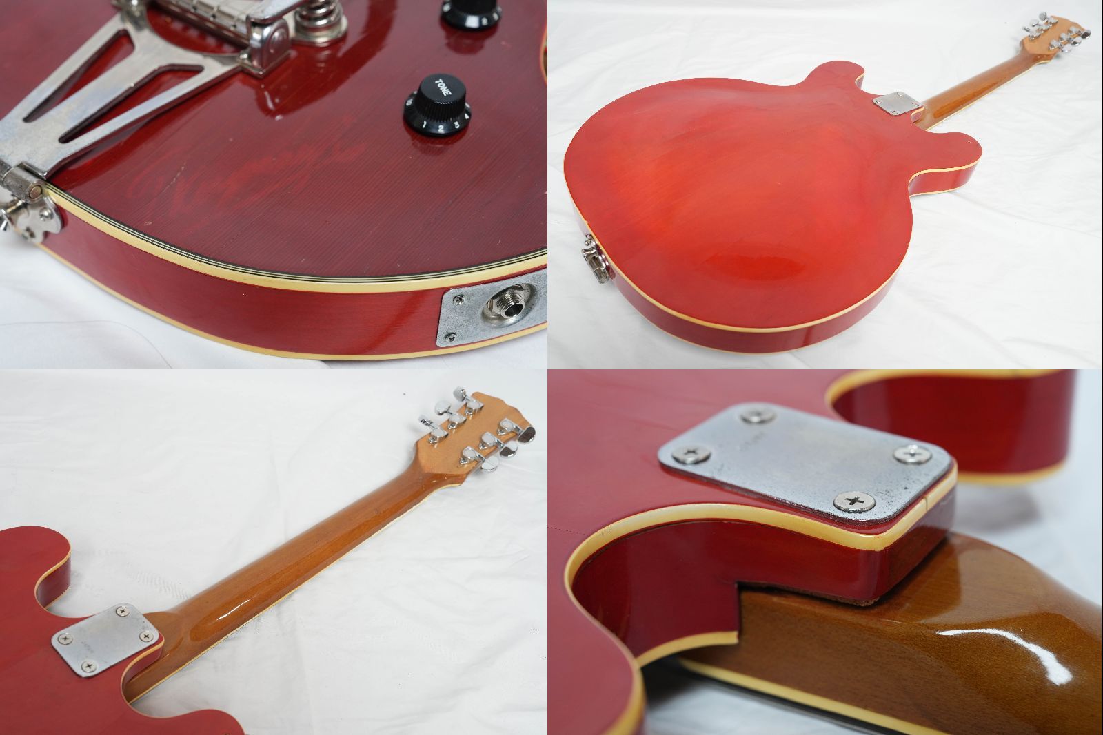 ☆Greco☆EG-135 Cherry ビザール 60年代フルアコモデル 日本製 現状品