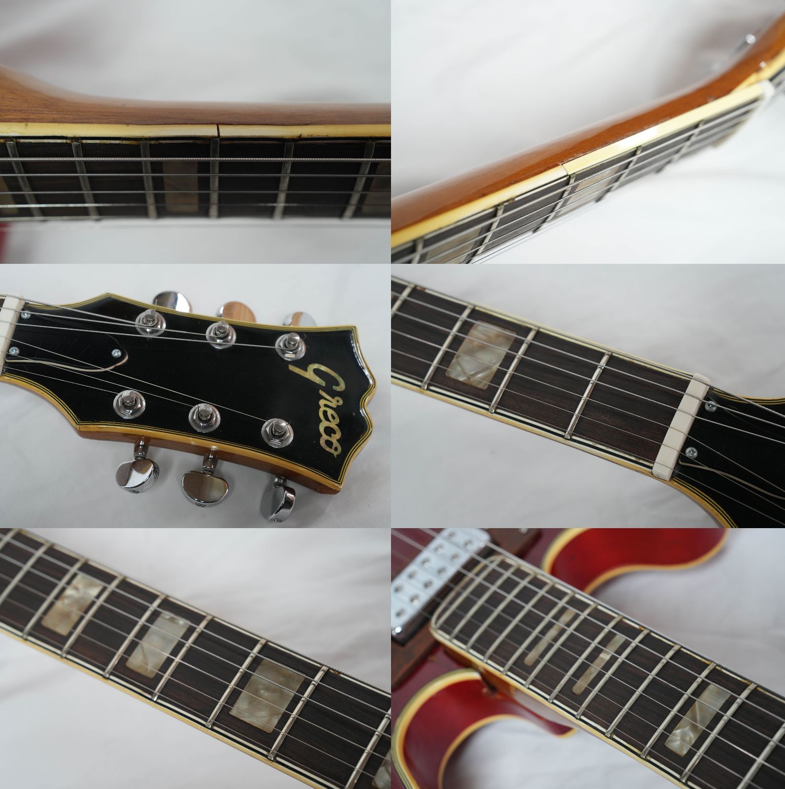 ☆Greco☆EG-135 Cherry ビザール 60年代フルアコモデル 日本製 現状品