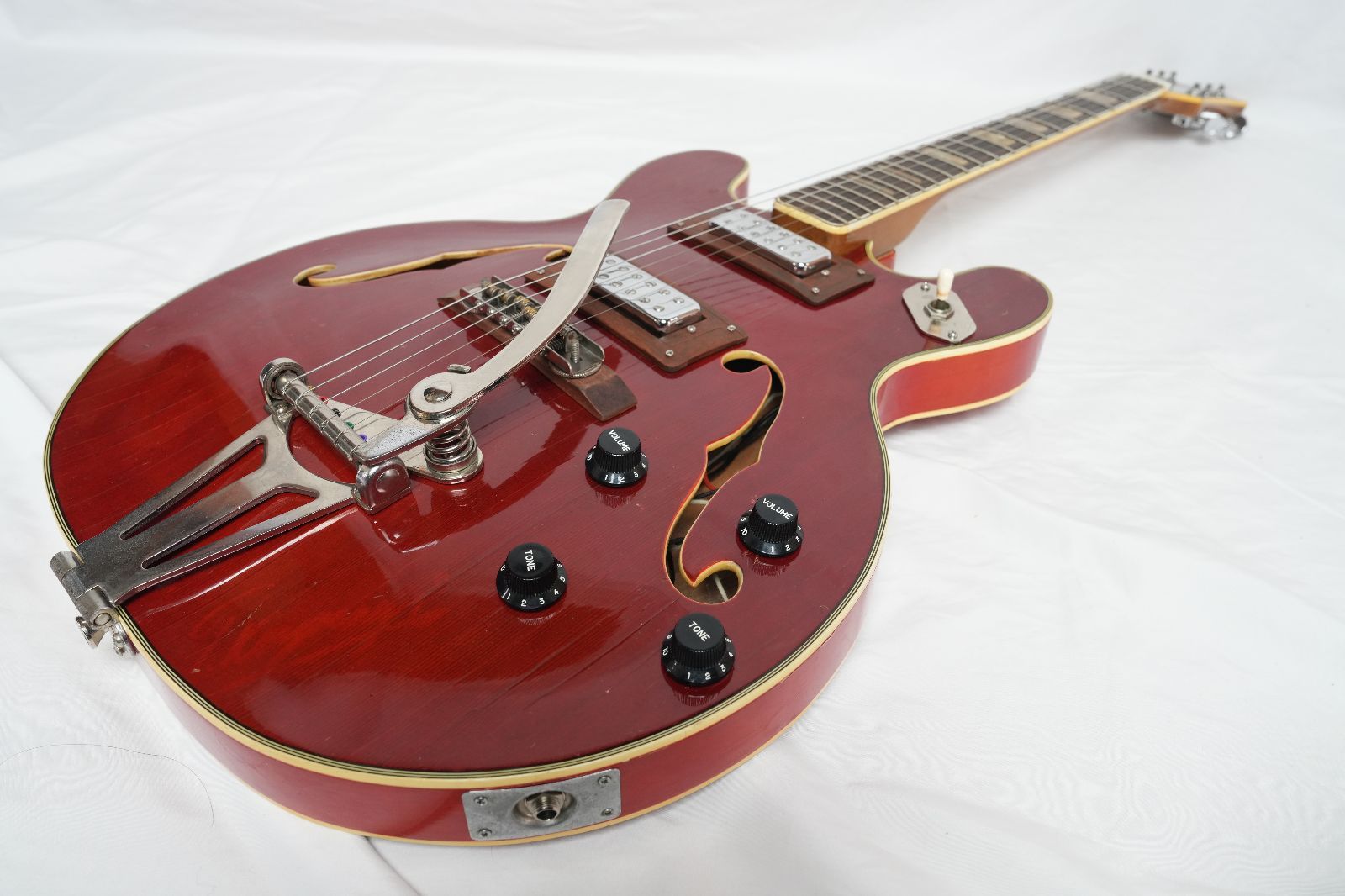 ☆Greco☆EG-135 Cherry ビザール 60年代フルアコモデル 日本製 現状品