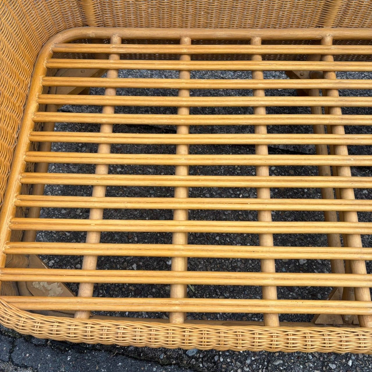 籐家具 2人掛けソファ