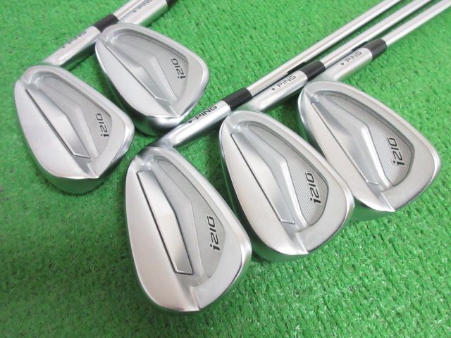 ピン◇◇ PING i210 アイアンセット 5本 #7-Uw Zelos7(S) ◇◇ドット黒