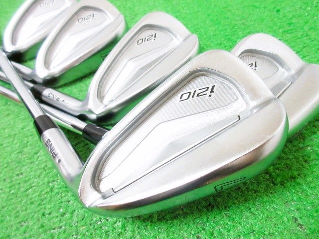 ピン◇◇ PING i210 アイアンセット 5本 #7-Uw Zelos7(S) ◇◇ドット黒