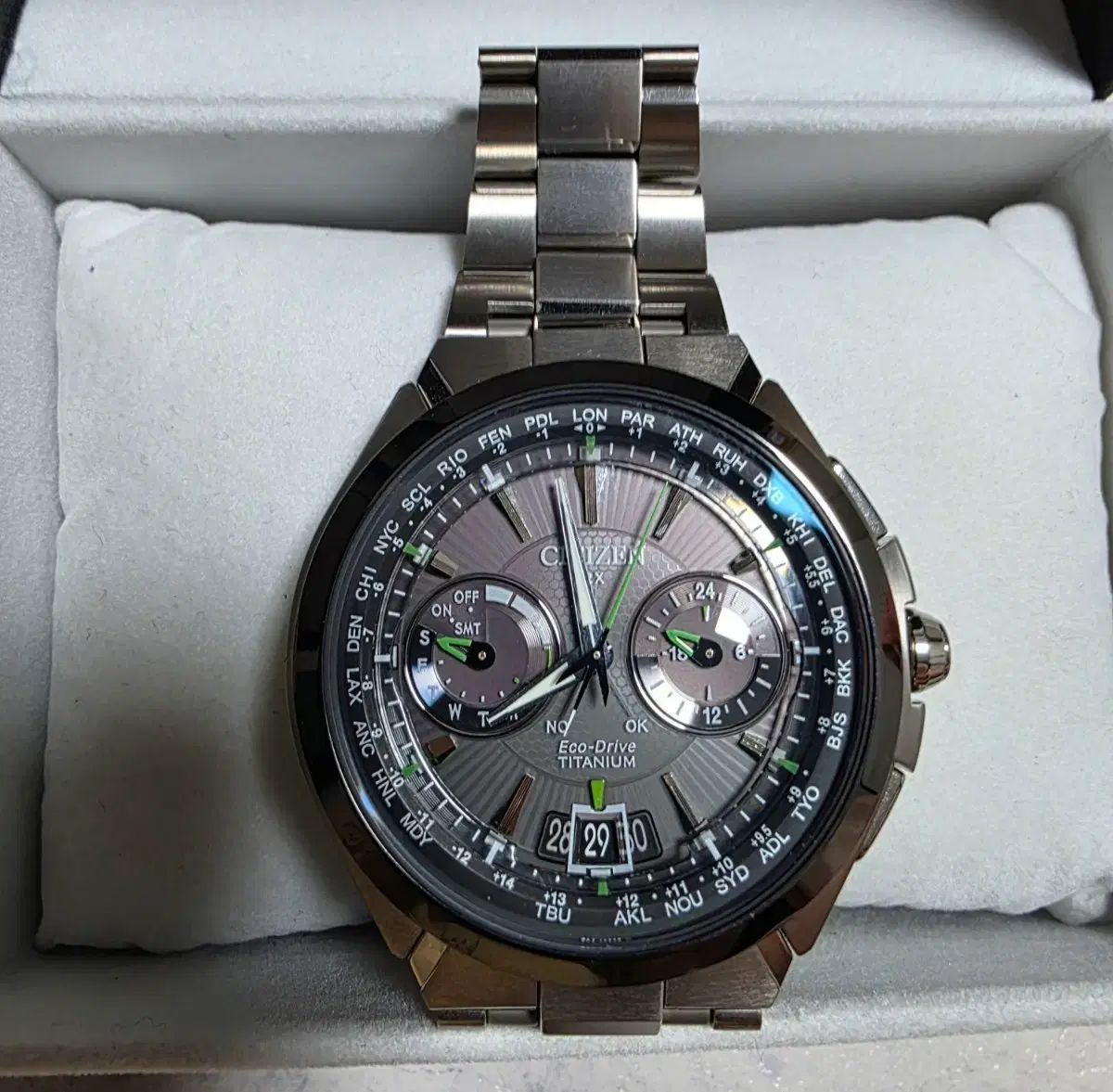 シチズン エコードライブ チタン 腕時計