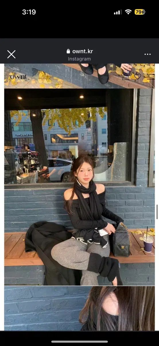 ONT ニットパンツ チャコール ショート サイズ