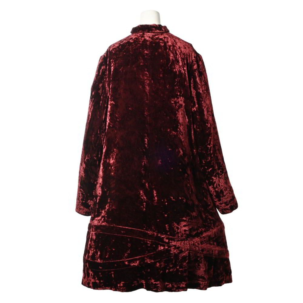 コムデギャルソン　ベルベットジャケット COMME des GARCONS ベルベット ワイヤー ロングジャケット - メルカリ