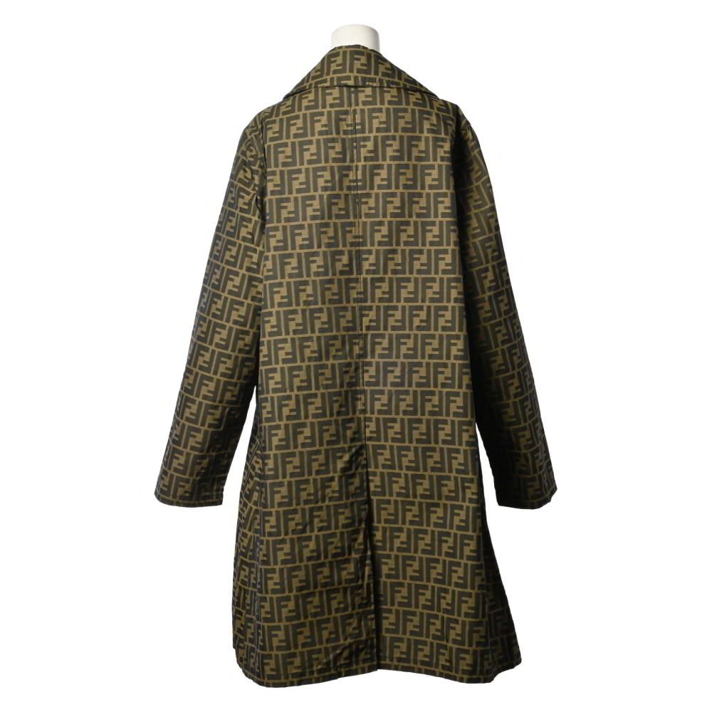 FENDI ズッカ柄 ステンカラー コート - メルカリ