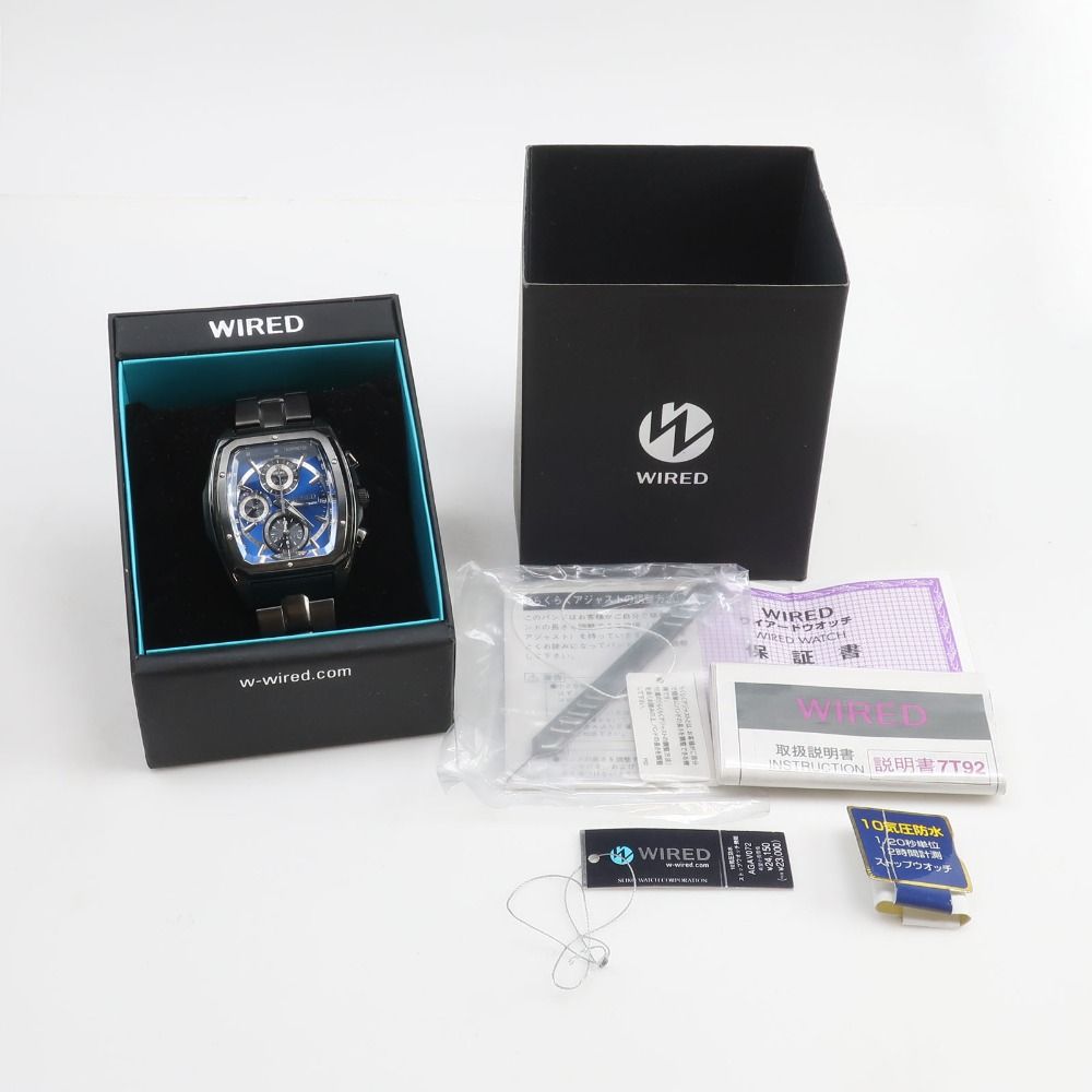 青文字盤 腕時計