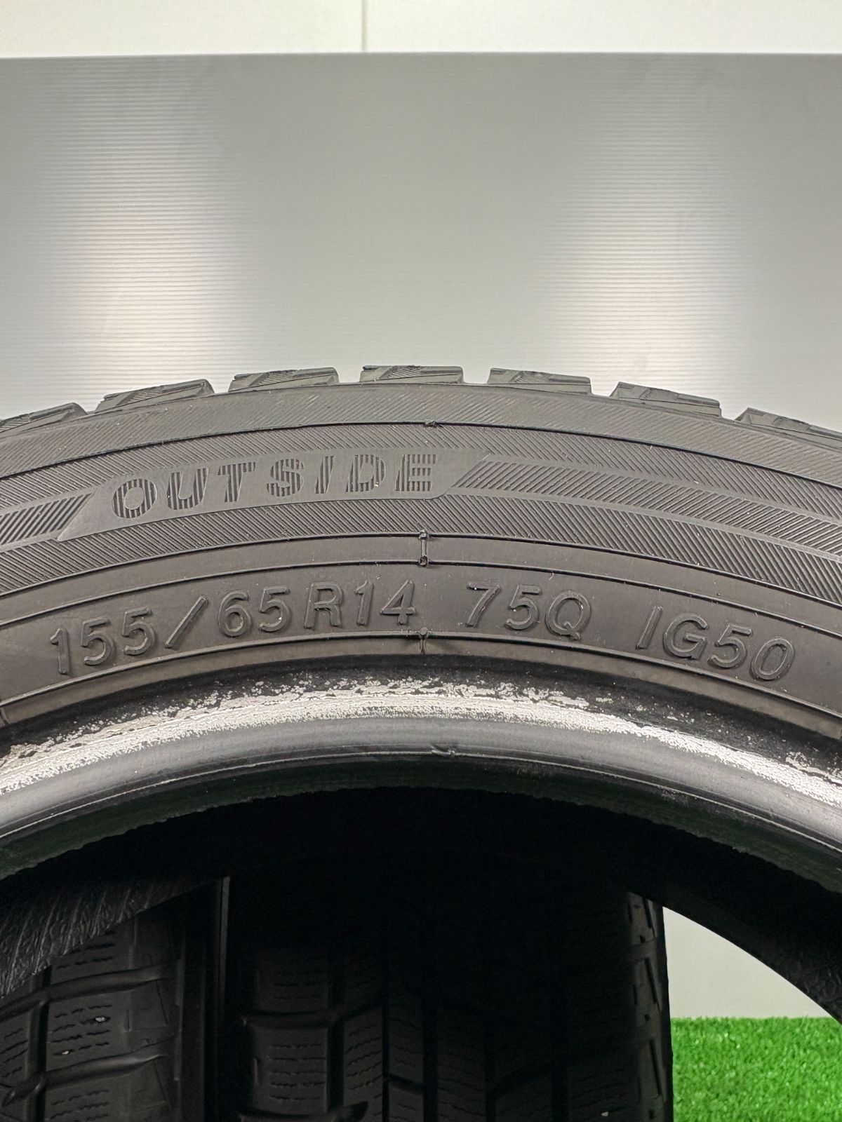  155 65 R 14 ヨコハマ IG 50 2020年製 4本 冬 タイヤ スタッドレス TA 838 14インチ スタッドレス