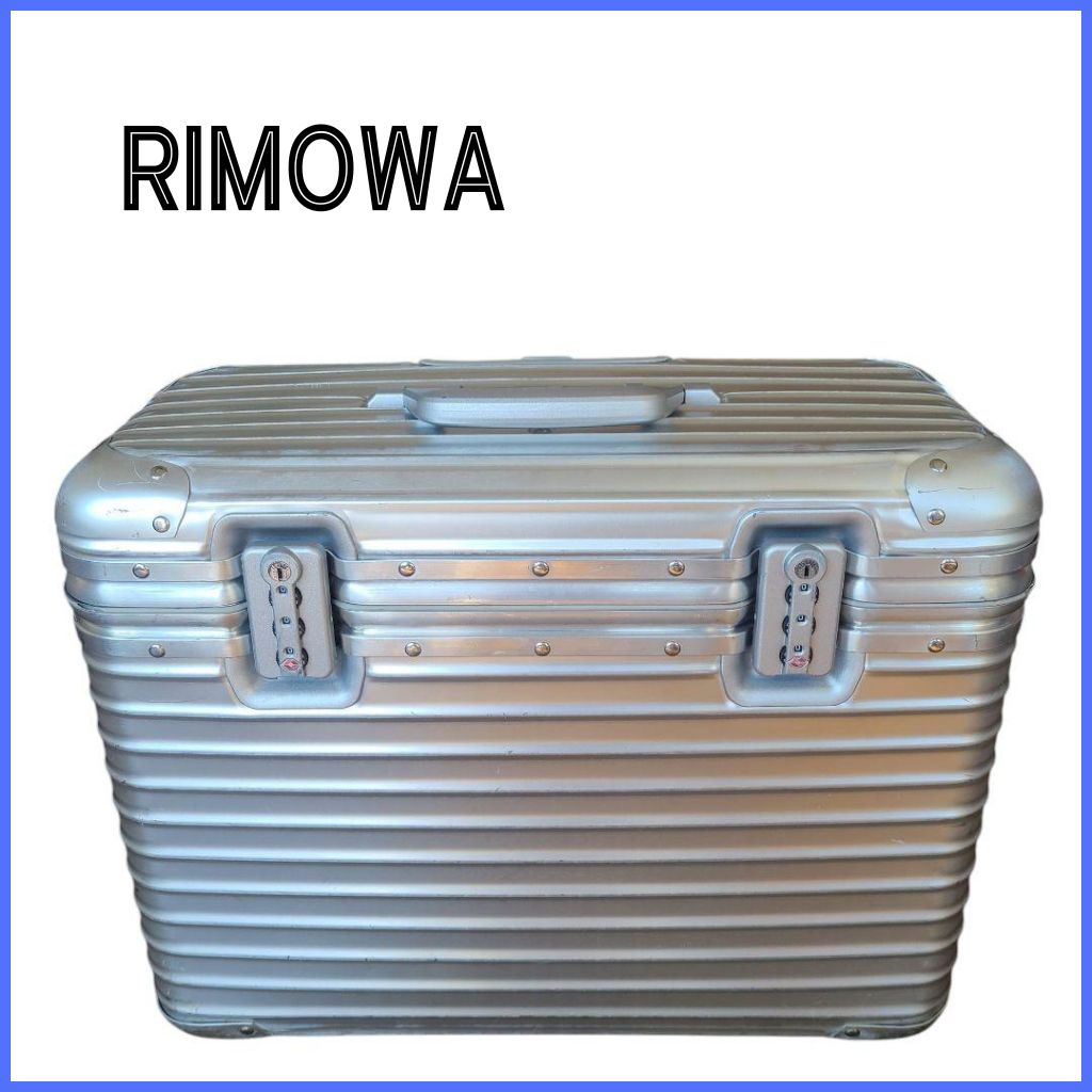 廃盤 リモワRIMOWA トパーズ パイロットケース 2輪 トロリー 923.50 ヴィンテージ シルバー アルミ スーツケース キャリー TSAコンビネーションロック ドイツ製